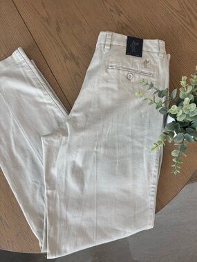 Ashworth Golf Khaki Performance‎ Chino Pants 36x34 Beige Cotton Stretch Trousers
